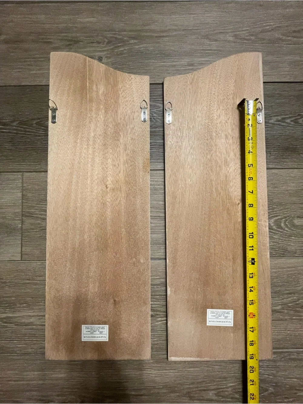 Hobby Lobby: Neutral Beige Rustic Wall Panels - Inspirational Pair